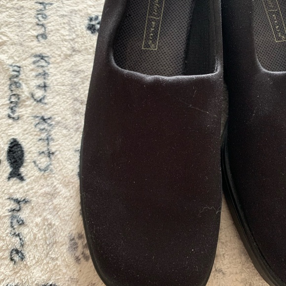 Comfort Plus black wedge shoes size 7.5 - Picture 10 of 11